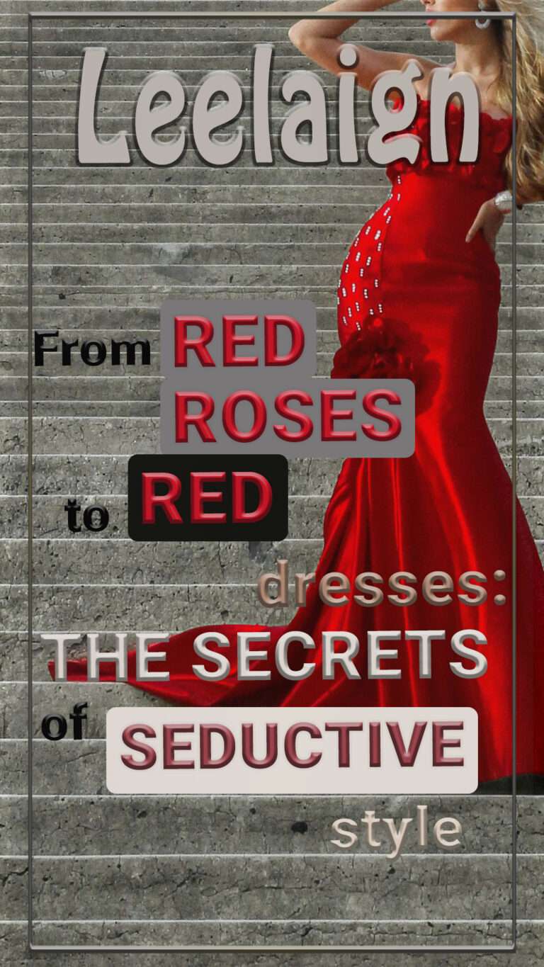 A very attractive dark skin woman with a nice make up, wearing bright red dress touching her face in seductive manners. Photo cover of the blogpost about: from red roses to red dresses: The secrets of seductive style
