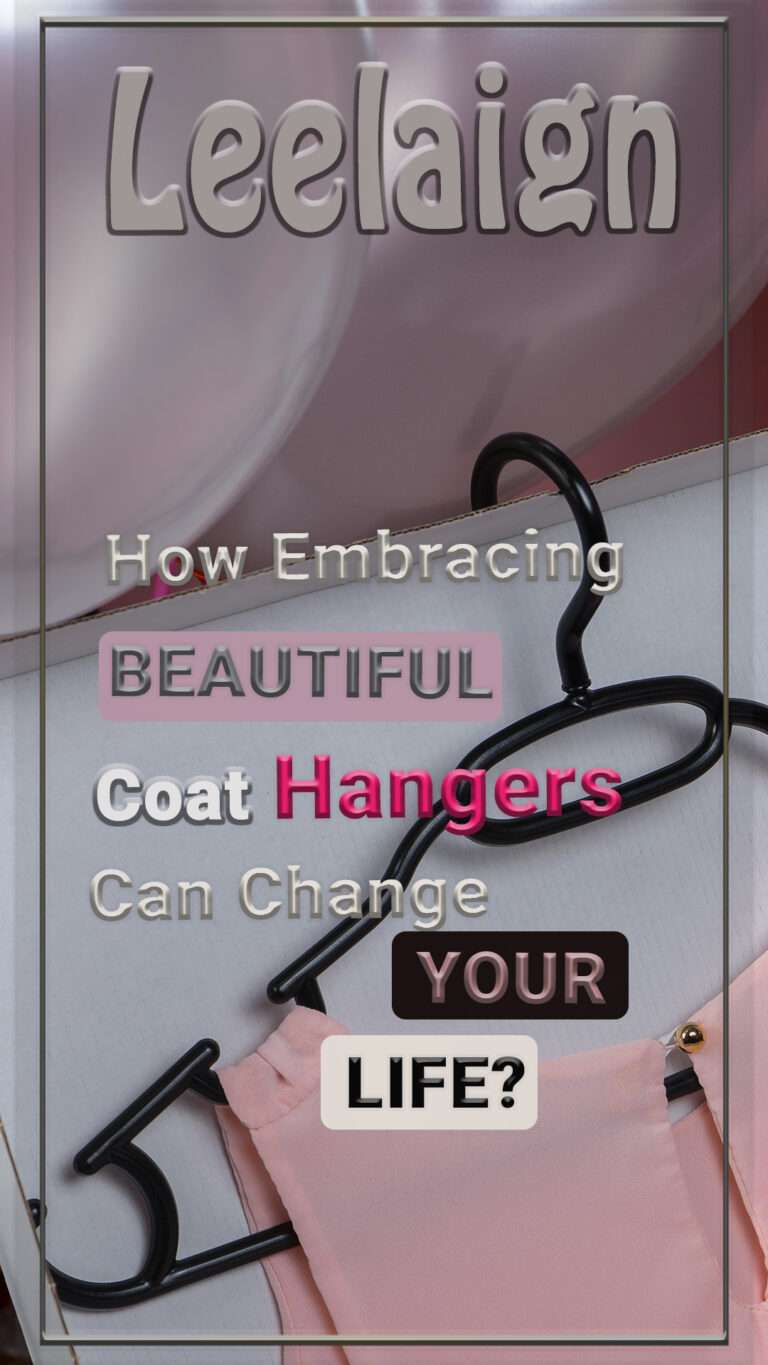 A box of coat hangers for clothes